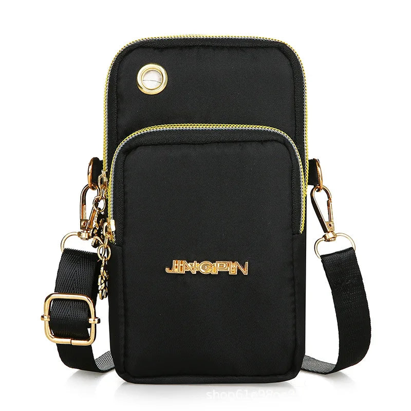 Women's Crossbody Mini Mobile Phone Bag - 2024 Fashionable Neck Hanging Coin Pouch for Active Moms