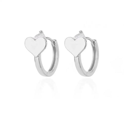 Hollow Zircon Heart Earrings for Women in Gold-Plated Stainless Steel - Elegant Wedding Couple Jewelry Gift with Free Shipping