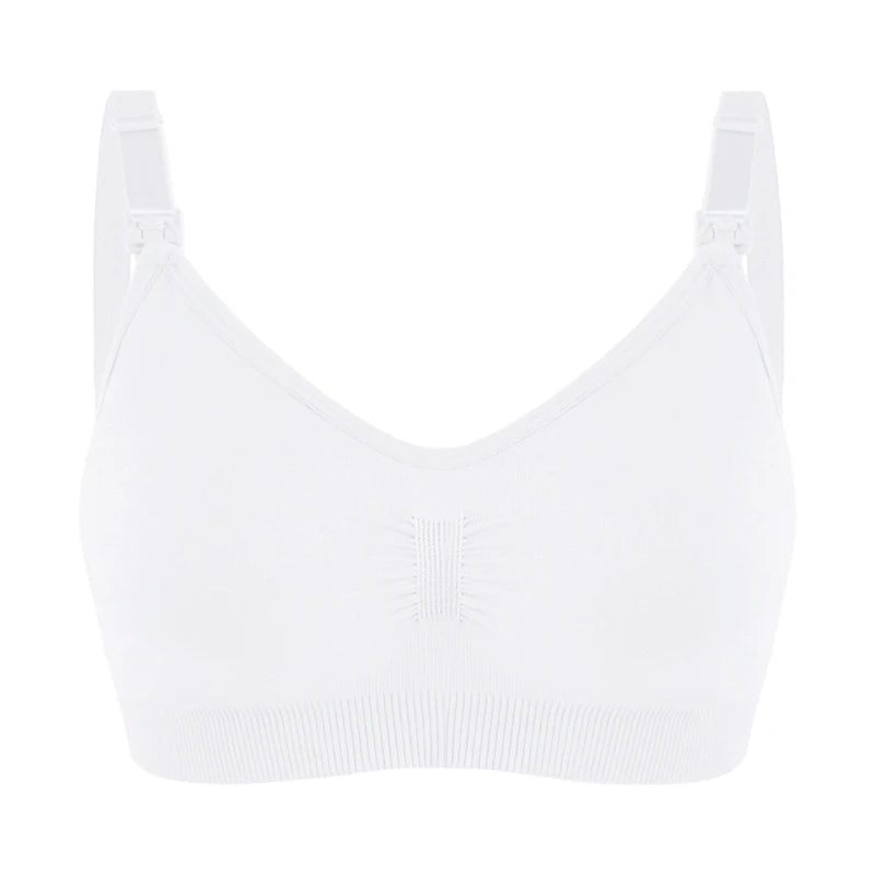 Premium Plus Size Nursing Bra - Breathable Seamless Maternity Bra for Comfortable Breastfeeding with Push-Up Support