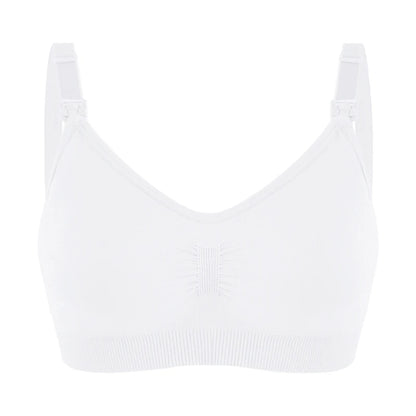 Premium Plus Size Nursing Bra - Breathable Seamless Maternity Bra for Comfortable Breastfeeding with Push-Up Support